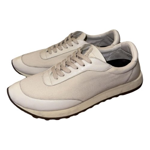 Pre-owned The Row Cloth Trainers In Beige