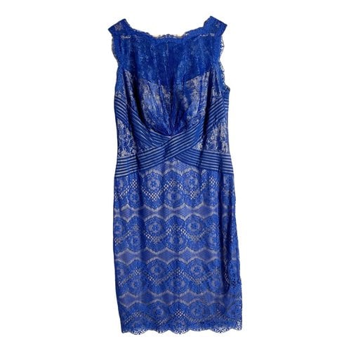 Pre-owned Tadashi Shoji Mid-length Dress In Blue