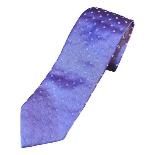 Pre-owned Borrelli Silk Tie In Purple