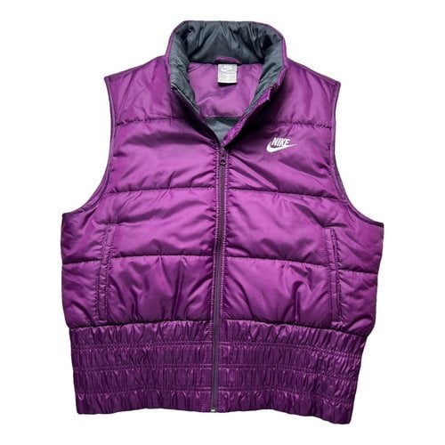 Pre-owned Nike Short Vest In Purple