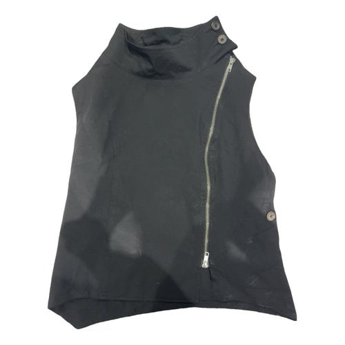 Pre-owned Ann Demeulemeester Top In Black