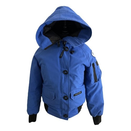 Pre-owned Canada Goose Chilliwack Puffer In Blue