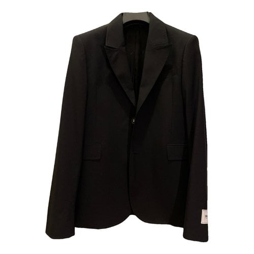 Pre-owned Zadig & Voltaire Wool Suit In Black