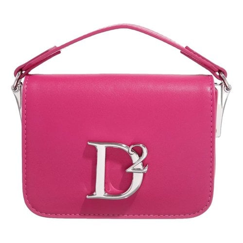 Pre-owned Dsquared2 Leather Crossbody Bag In Pink