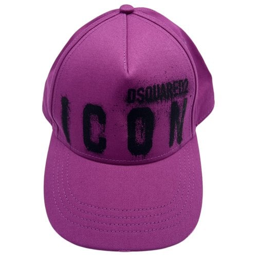 Pre-owned Dsquared2 Cloth Hat In Pink
