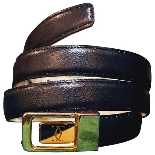 Pre-owned Cartier Leather Belt In Multicolour
