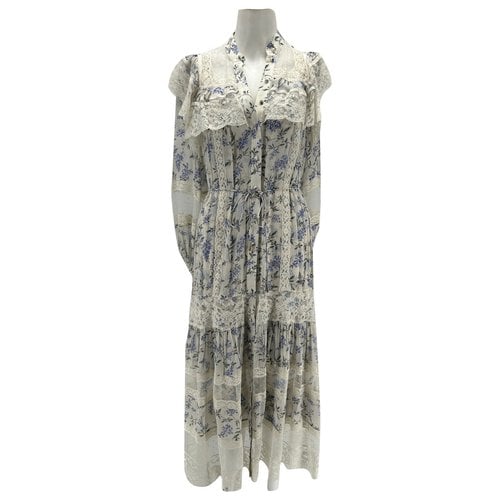 Pre-owned Zimmermann Maxi Dress In White