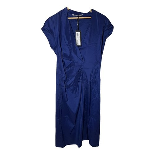 Pre-owned Luisa Cerano Mid-length Dress In Blue