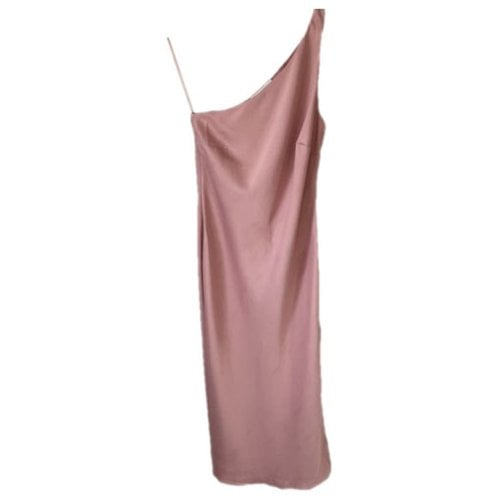 Pre-owned Bhldn Mid-length Dress In Pink