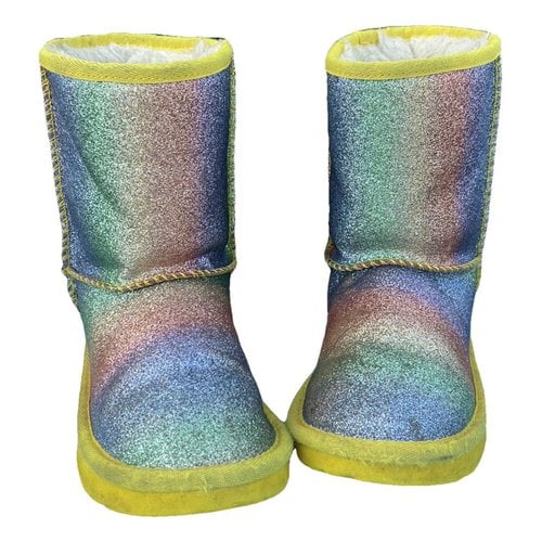 Pre-owned Ugg Glitter Boots In Multicolour