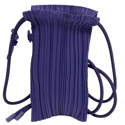 Pre-owned Pleats Please Handbag In Purple