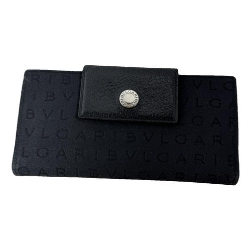 Pre-owned Bvlgari Wallet In Black