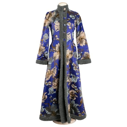 Pre-owned Chantal Thomass Silk Coat In Blue