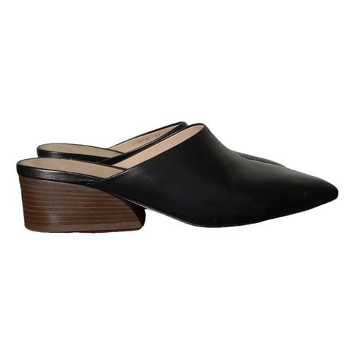 Pre-owned Bally Leather Mules In Black