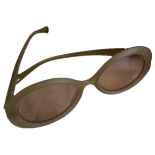 Pre-owned Chloé Carlina Sunglasses In Beige