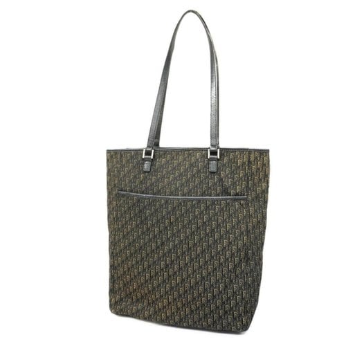 Pre-owned Dior Cloth Tote In Brown