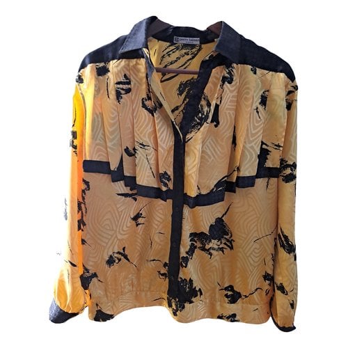 Pre-owned Pierre Balmain Silk Shirt In Yellow