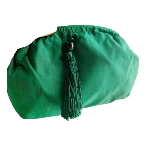 Pre-owned Maliparmi Silk Handkerchief In Green
