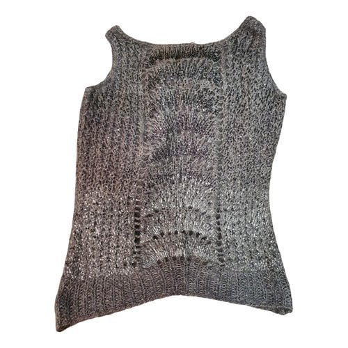 Pre-owned Ermanno Scervino Wool Jumper In Grey