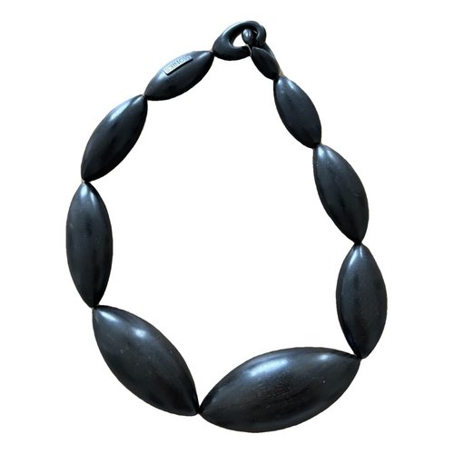 Pre-owned Monies Necklace In Black