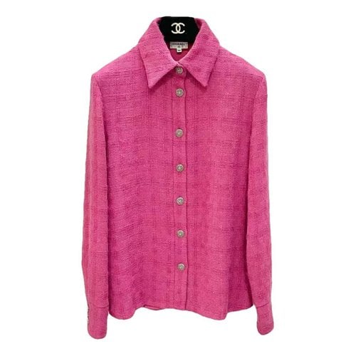 Pre-owned Chanel Wool Shirt In Pink