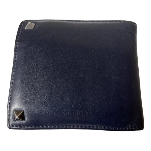 Pre-owned Valentino Garavani Leather Small Bag In Blue