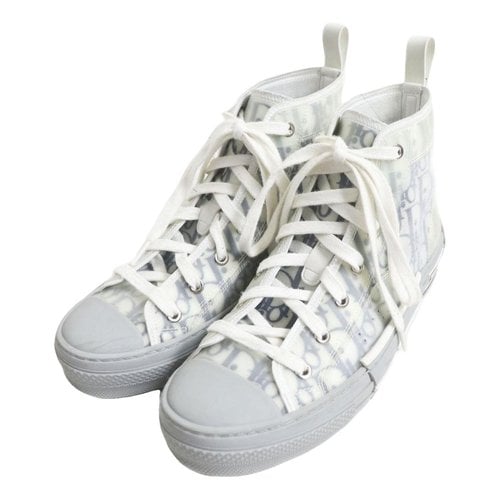 Pre-owned Dior B23 High Trainers In White
