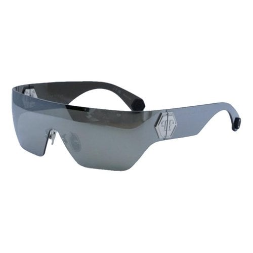 Pre-owned Philipp Plein Sunglasses In Grey