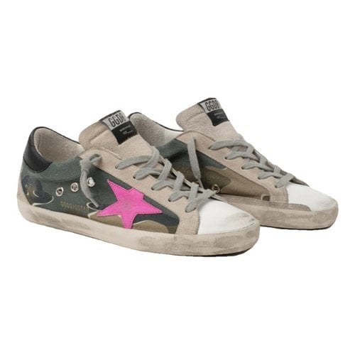 Pre-owned Golden Goose Superstar Cloth Trainers In Other