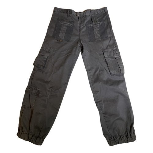Pre-owned D&g Straight Jeans In Brown