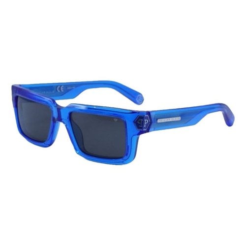 Pre-owned Philipp Plein Sunglasses In Blue