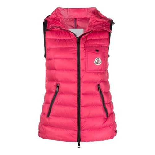 Pre-owned Moncler Sleeveless Jacket In Pink