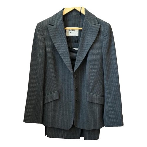 Pre-owned Weill Wool Suit Jacket In Grey