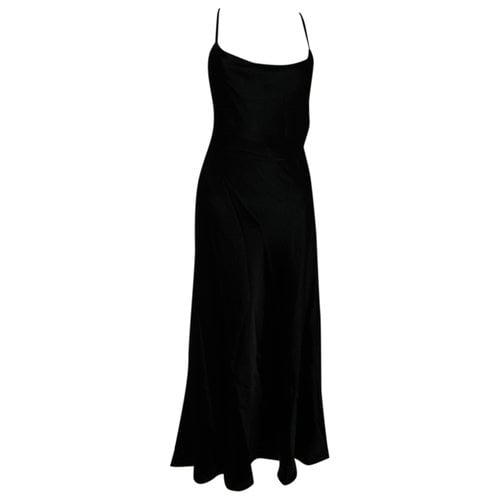 Pre-owned Galvan Mid-length Dress In Black