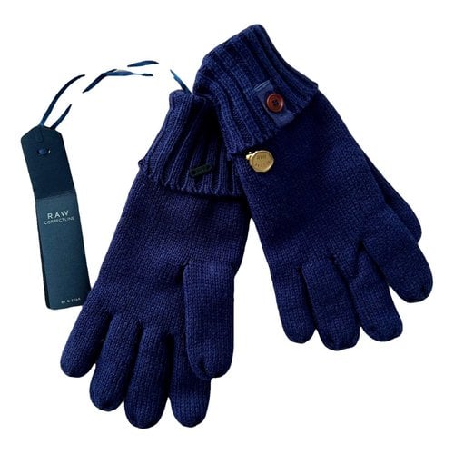 Pre-owned G-star Raw Gloves In Blue