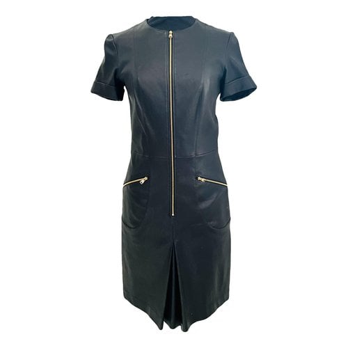 Pre-owned Louis Vuitton Leather Dress In Black