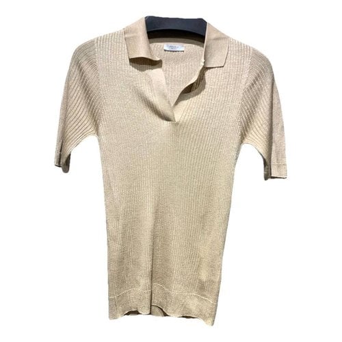 Pre-owned Peserico T-shirt In Beige