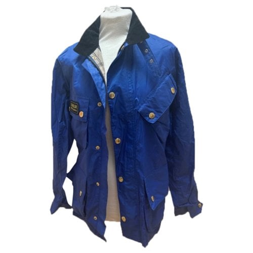 Pre-owned Barbour Parka In Blue