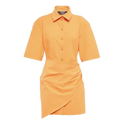 Pre-owned Jacquemus Mini Dress In Yellow
