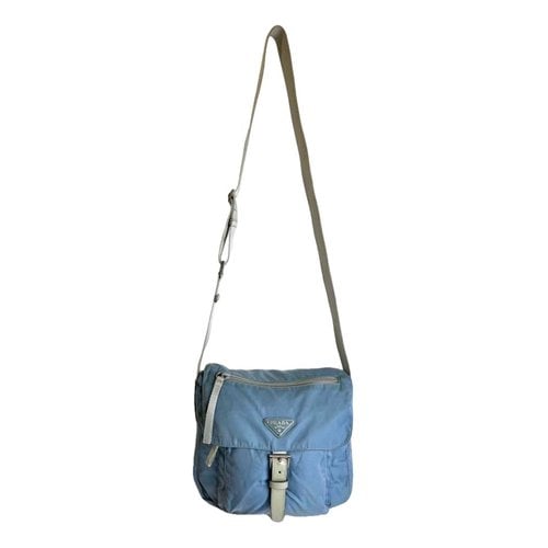 Pre-owned Prada Weekend Bag In Blue