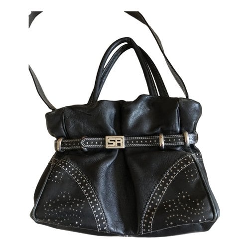 Pre-owned Sonia Rykiel Martha Leather Handbag In Black
