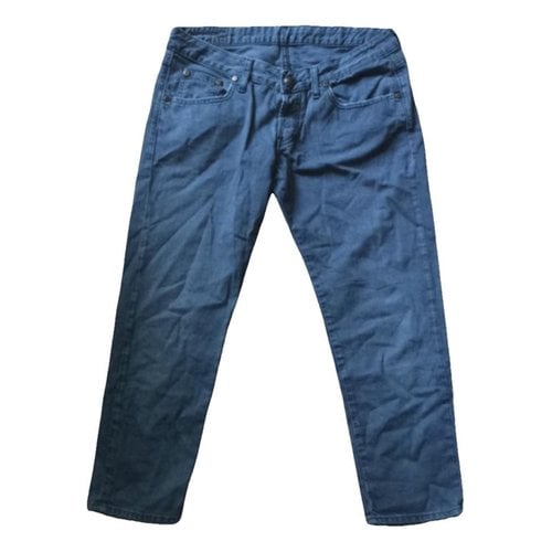 Pre-owned Replay Chino Pants In Blue