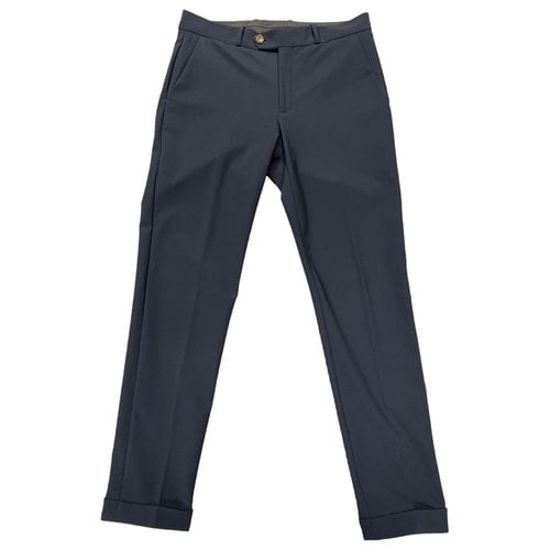 Pre-owned Rrd Trousers In Blue