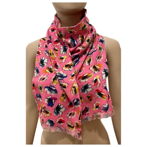 Pre-owned Paul Smith Silk Scarf In Pink
