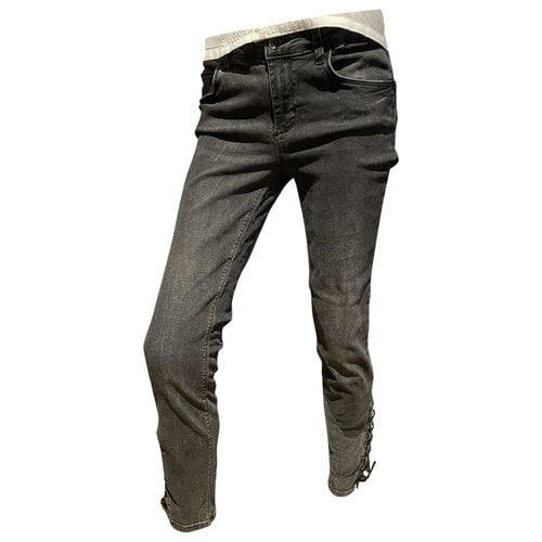 Pre-owned Liujo Straight Pants In Grey