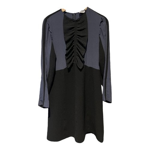 Pre-owned Sonia By Sonia Rykiel Silk Mid-length Dress In Black