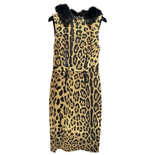 Pre-owned Class Cavalli Mid-length Dress In Multicolour