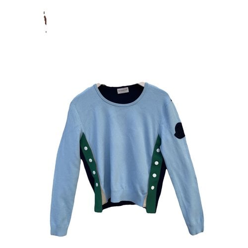 Pre-owned Moncler Sweatshirt In Blue