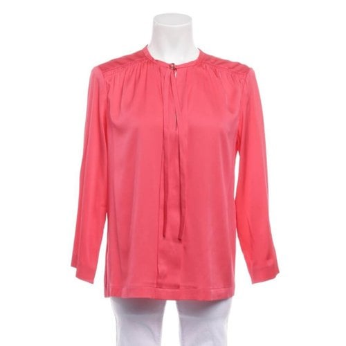 Pre-owned Diane Von Furstenberg Silk Blouse In Pink