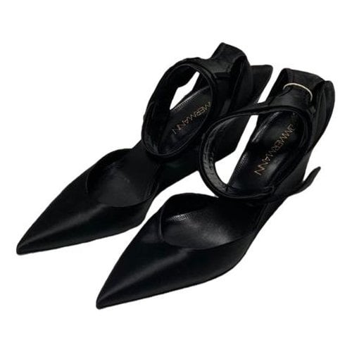 Pre-owned Zimmermann Cloth Heels In Black